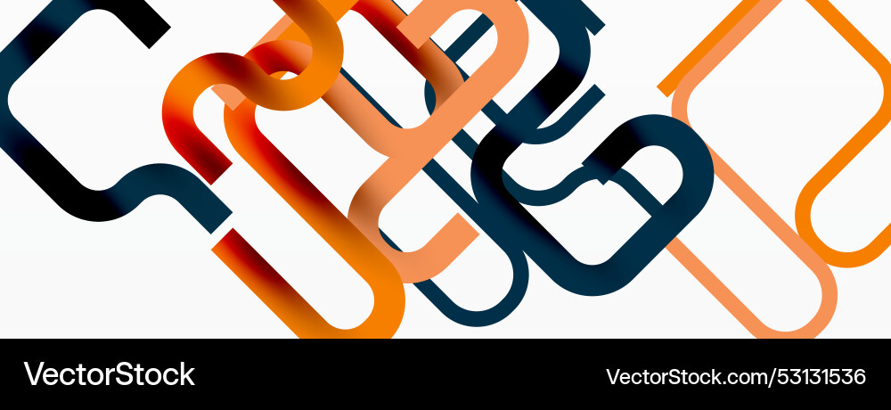 Wave lines minimal abstract background vector image