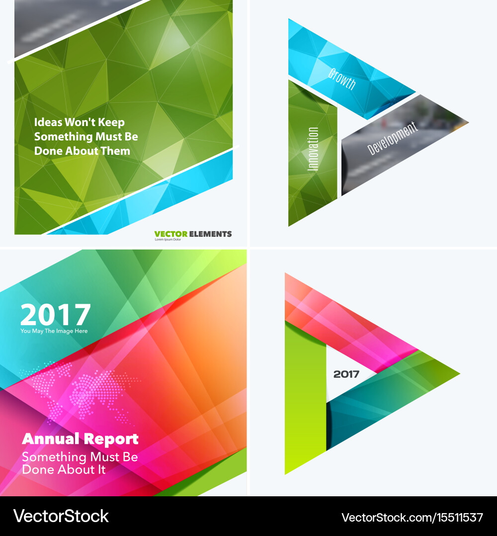 Abstract design elements for graphic layout Vector Image