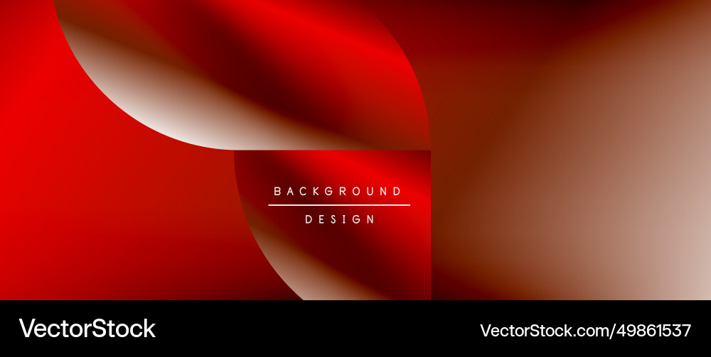 Circles and round shapes with gradients minimal Vector Image