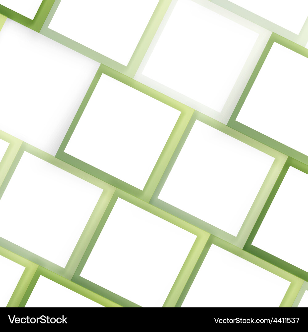 Geometric Square Grid Pattern vector image