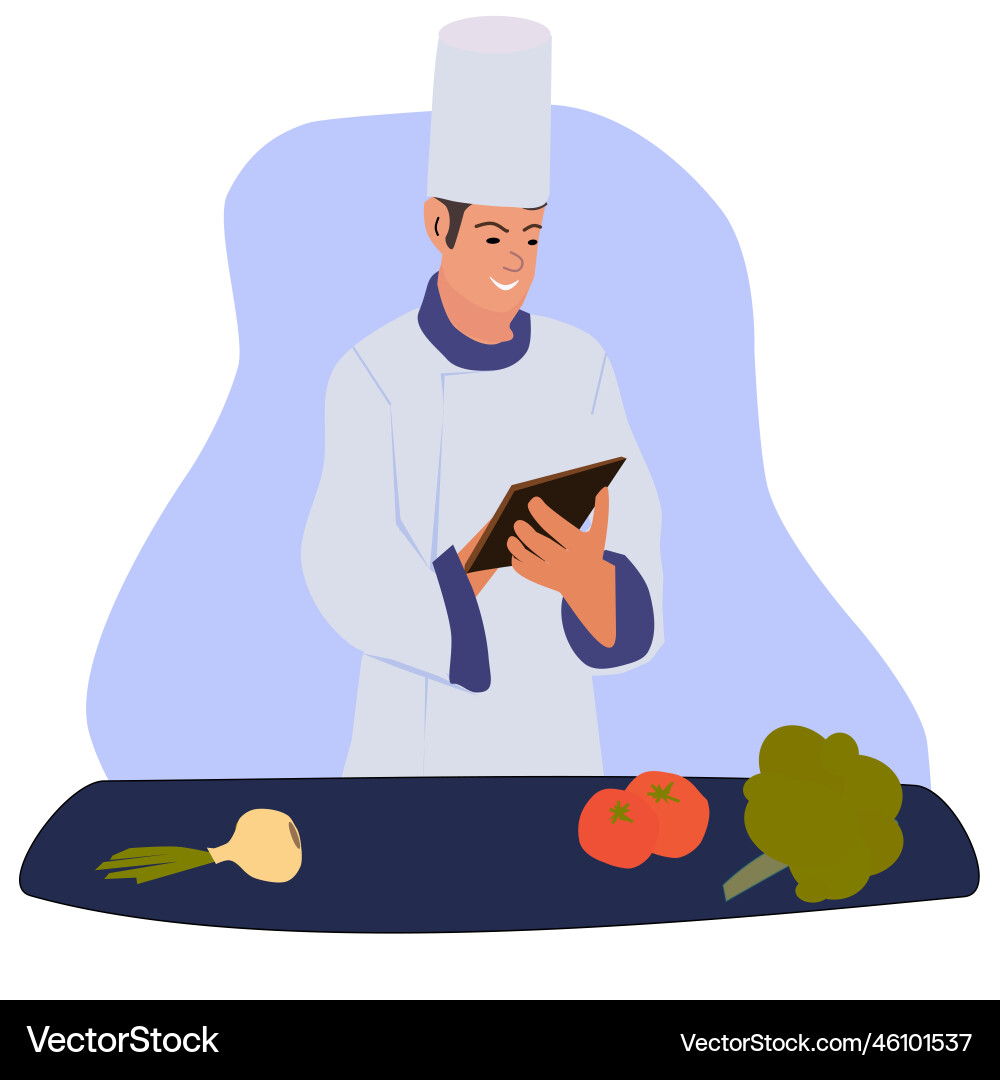 Man checking products at the factory concept Vector Image