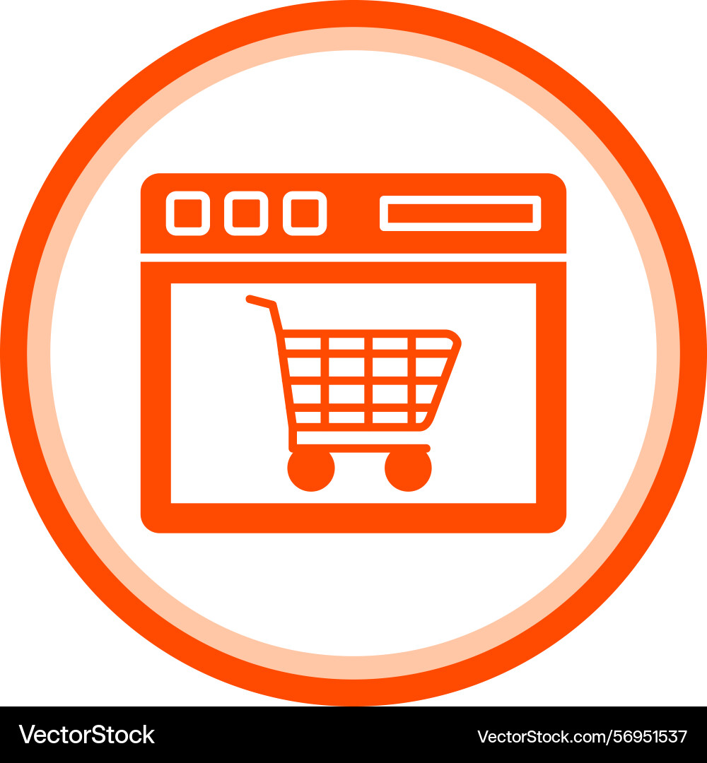 Web Browser Icon Vektorbild