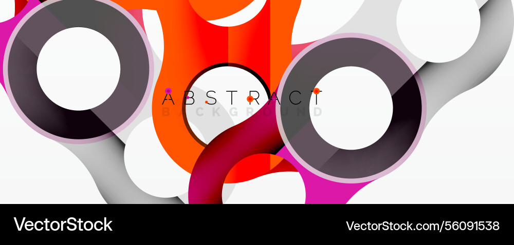Abstract geometric pattern with interlocking Abstract geometric pattern with interlocking vector image