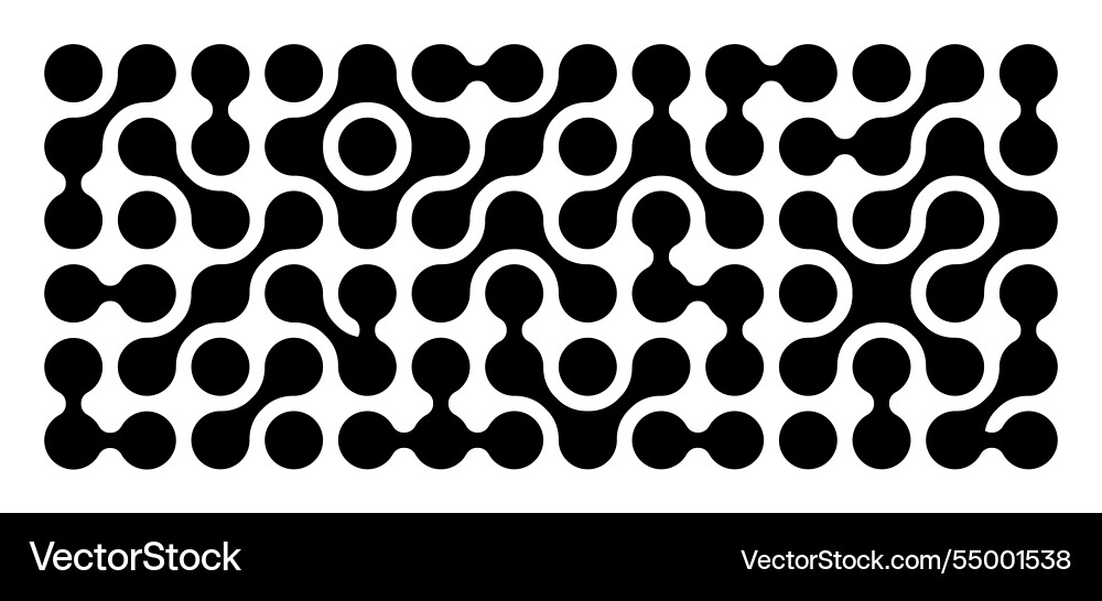 Abstract Rounded Shapes Connect vector image