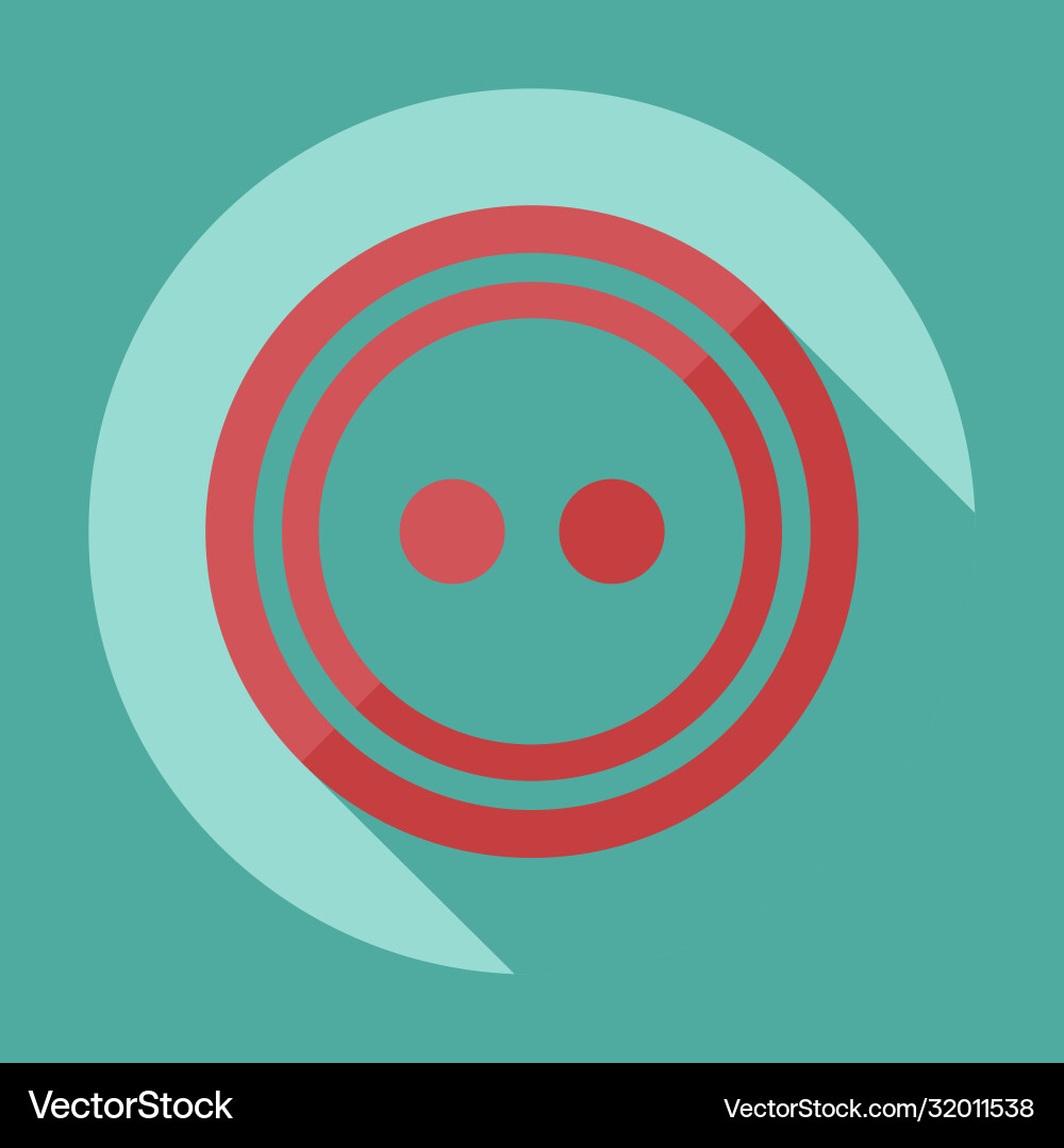 Flat modern design with shadow icon buttons Flat modern design with shadow icon buttons vector image