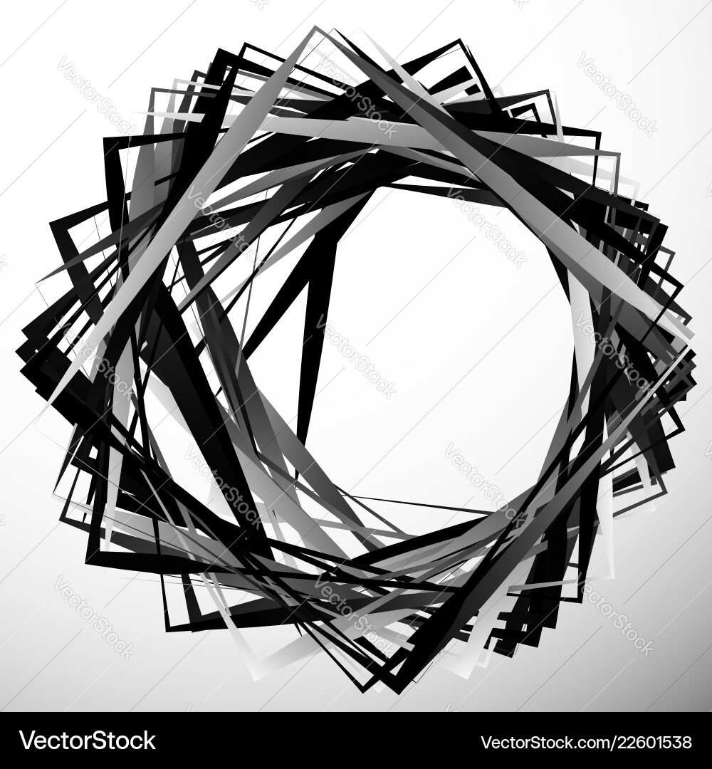 Geometric overlapping - intersecting shapes Geometric overlapping - intersecting shapes vector image
