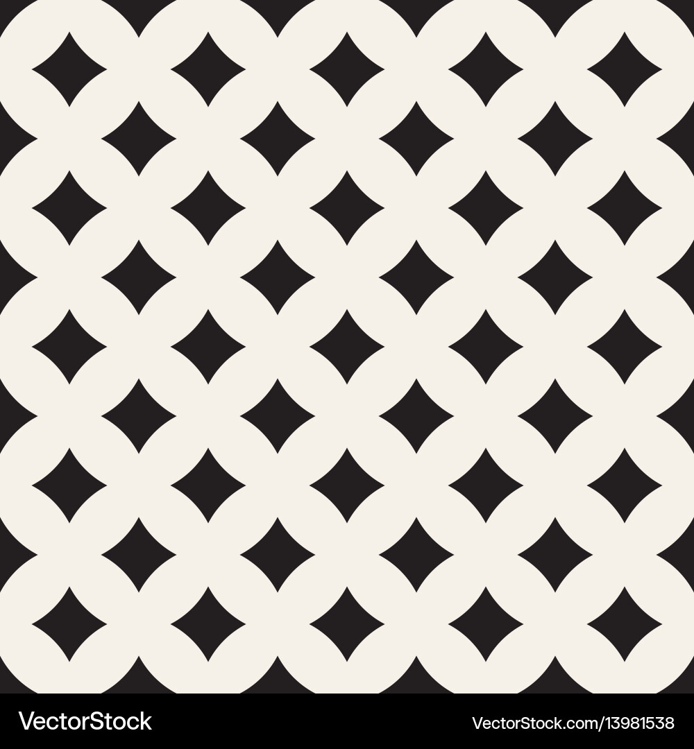 Geometric Rounded Line Pattern Vector Image