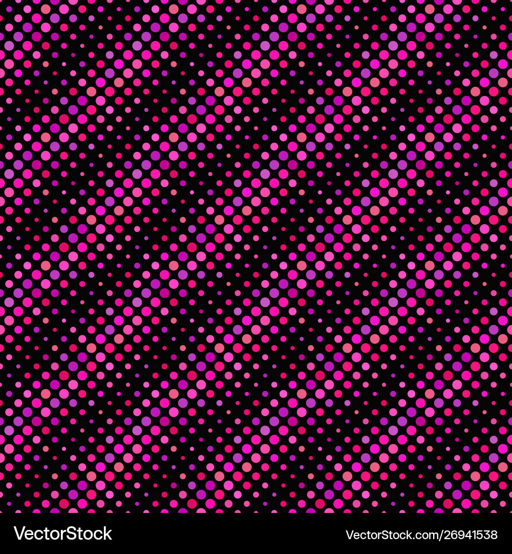 Pink circle pattern background - abstract design vector image