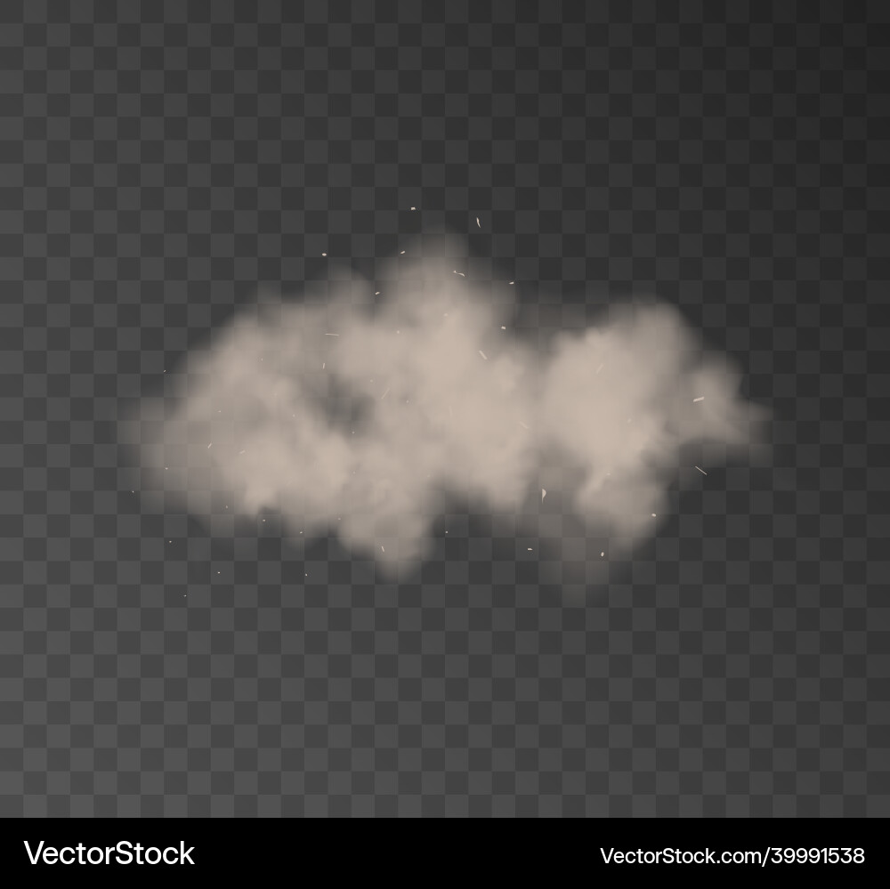 Staubsandwolke Schmutzluft smog transparent Staubsandwolke Schmutzluft smog transparent Vektorbild