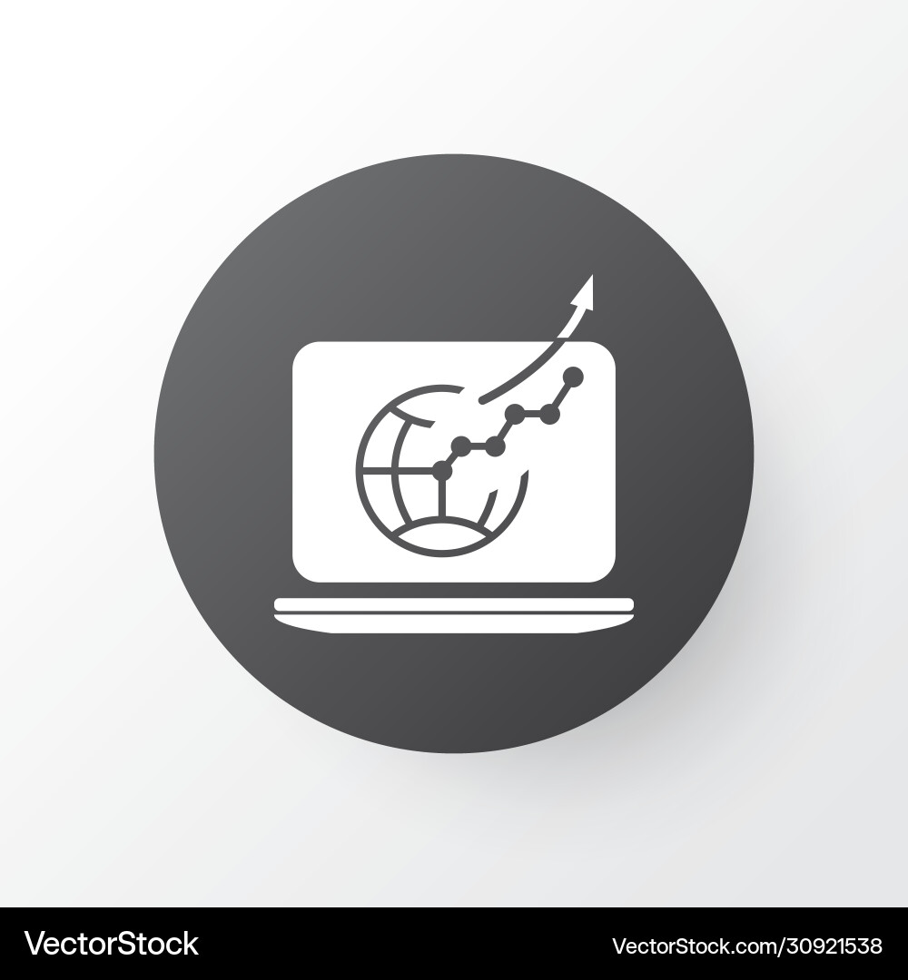 Traffic growth icon symbol premium quality Traffic growth icon symbol premium quality vector image