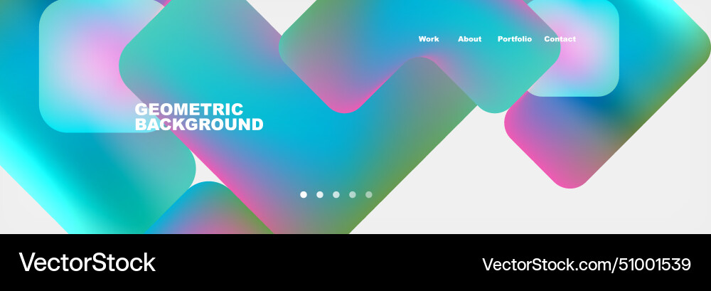 A colorful abstract background with squares A colorful abstract background with squares Vector Image