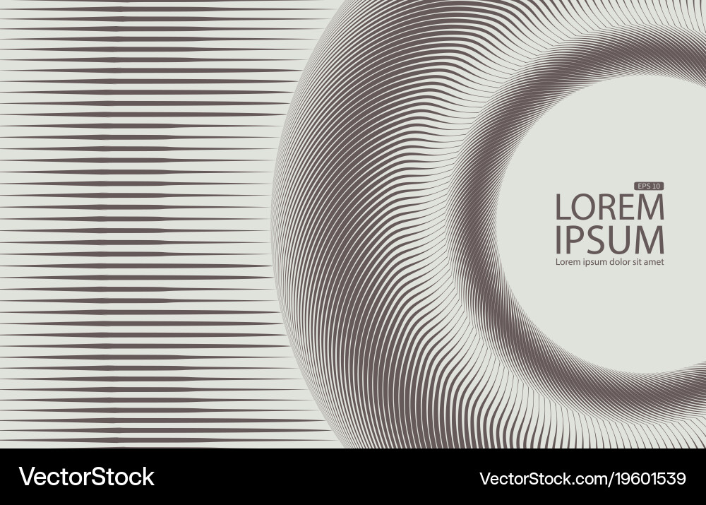 Abstract colorful string lines background vector image