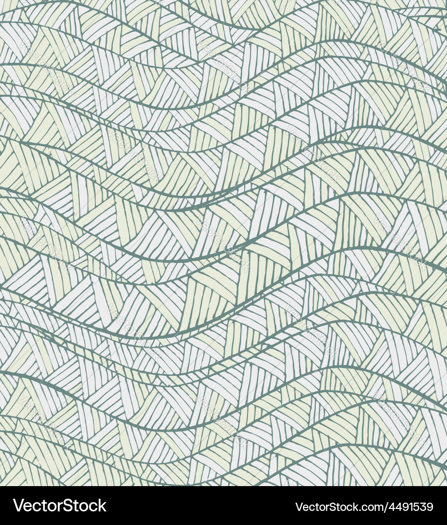 Abstract Wave Pattern - Retro Style vector image