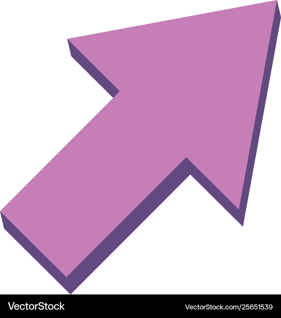 Cursor arrow design vector image