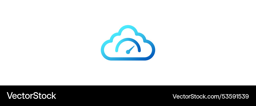 Internet connection quality check icon speed test vector image