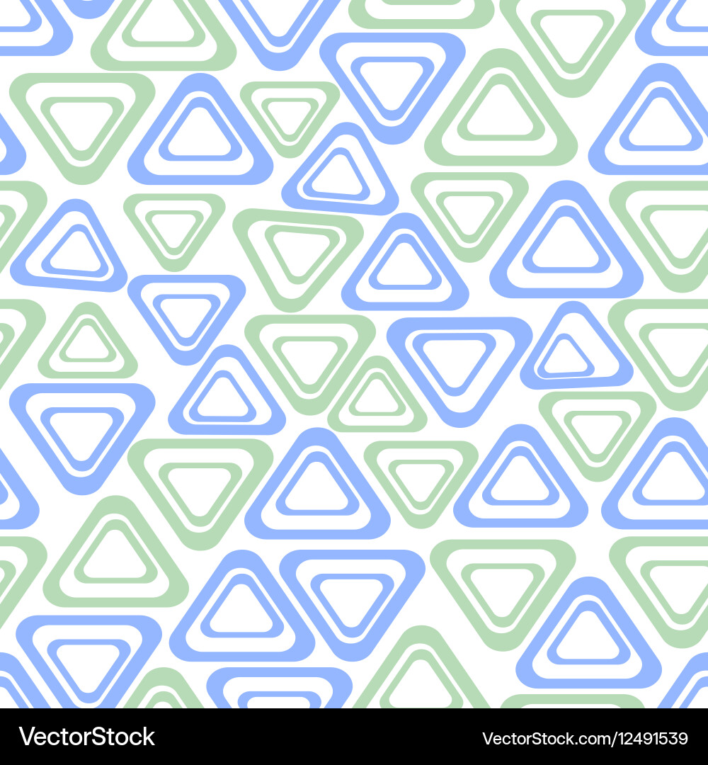 Seamless background with simple triangle vector image