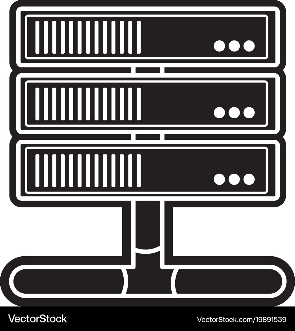 Silhouette wifi router technology to web access Vector Image