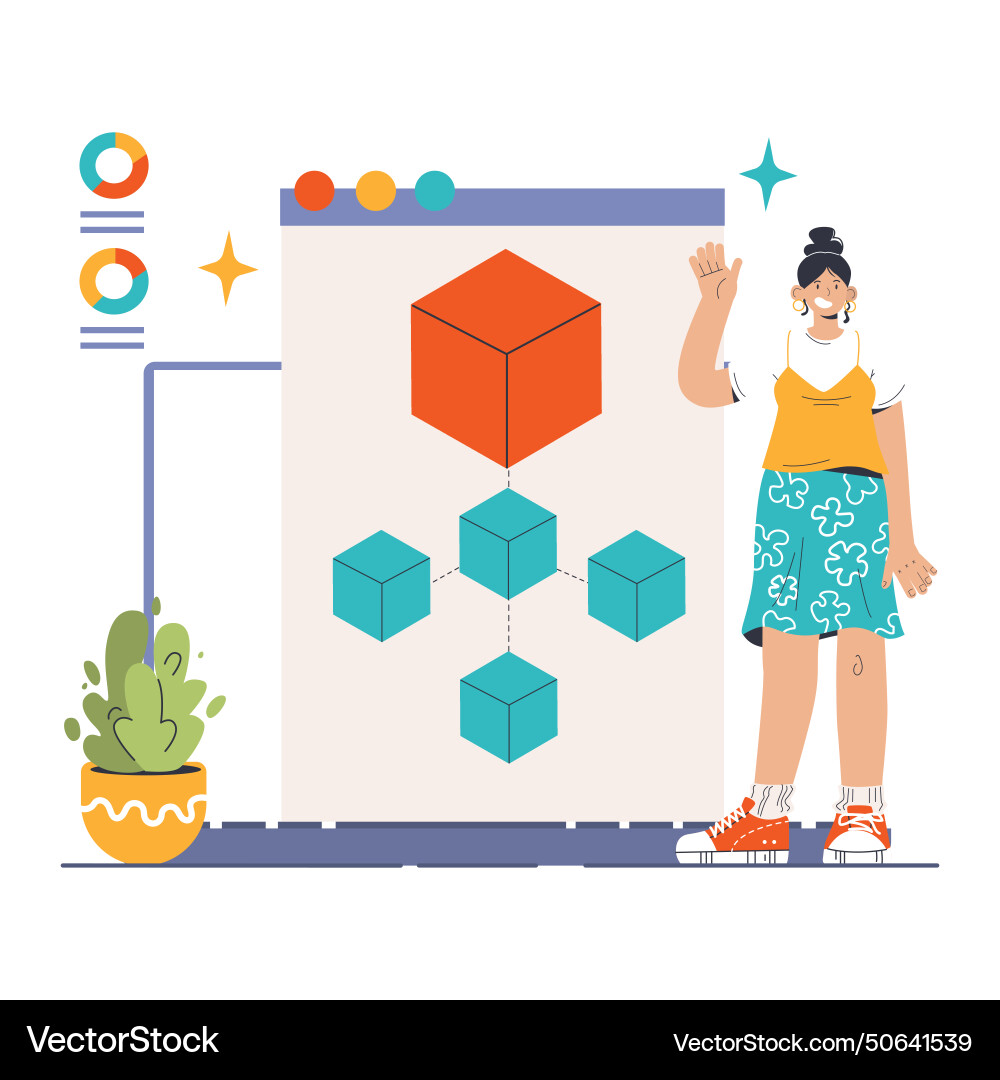 Software-Engineering der Back-End-Entwicklung Software-Engineering der Back-End-Entwicklung vektorbild