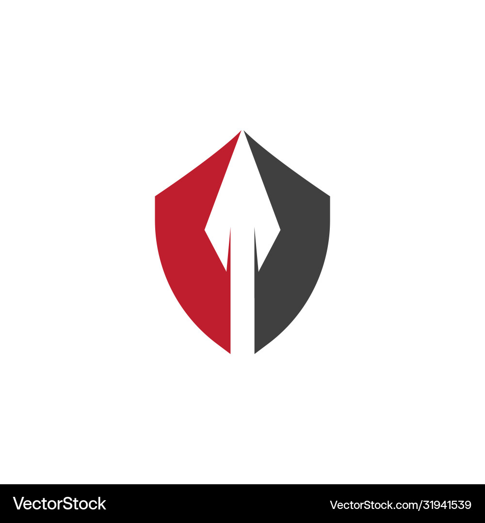 Spear icon template Spear icon template vector image