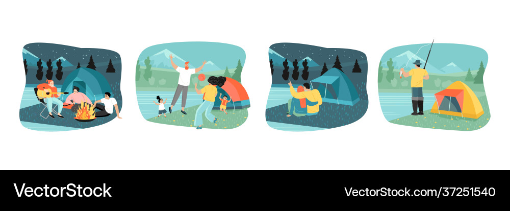 A family couple in love and group friends A family couple in love and group friends vector image