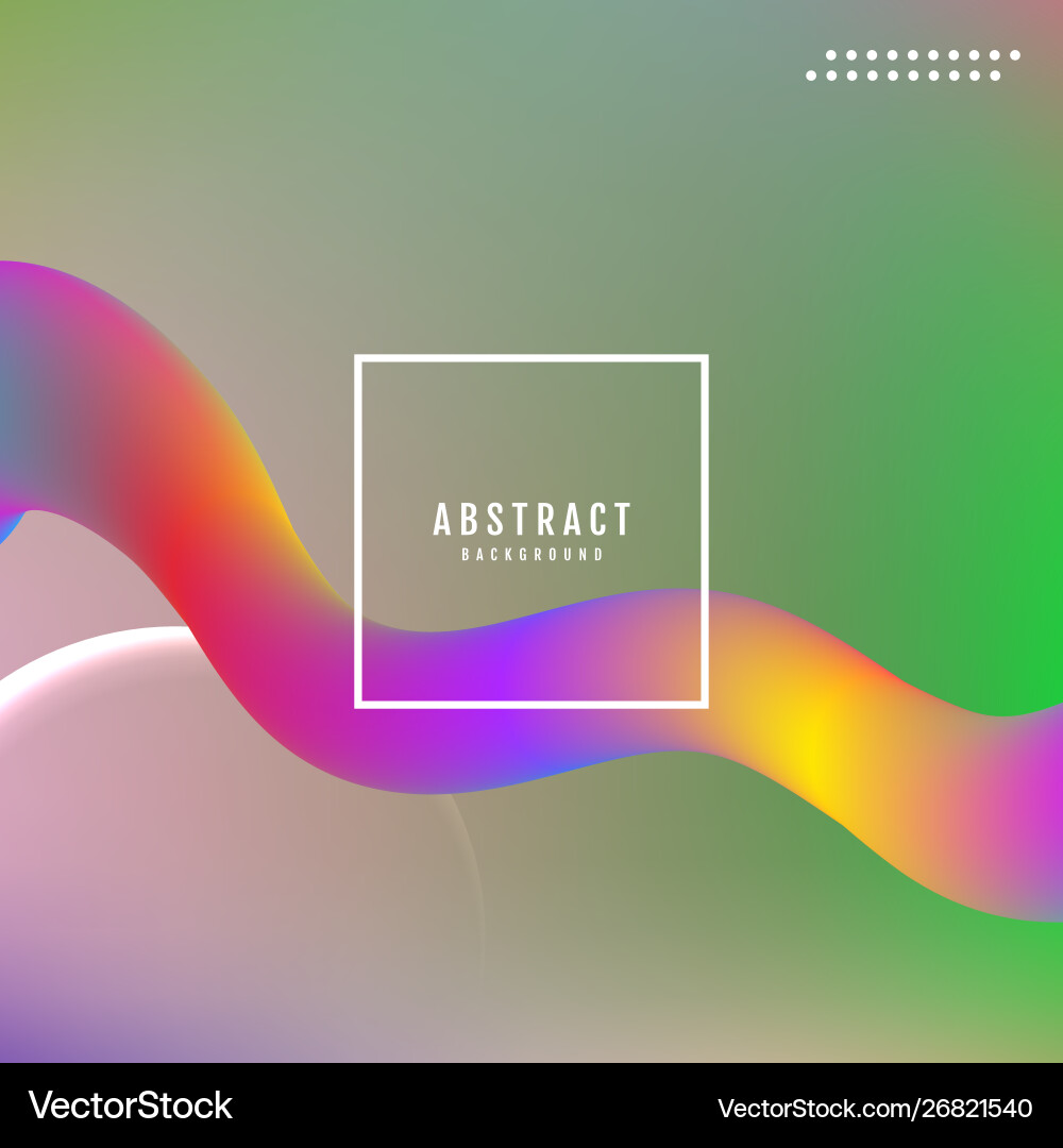 Abstract fluid color pattern light Vector Image