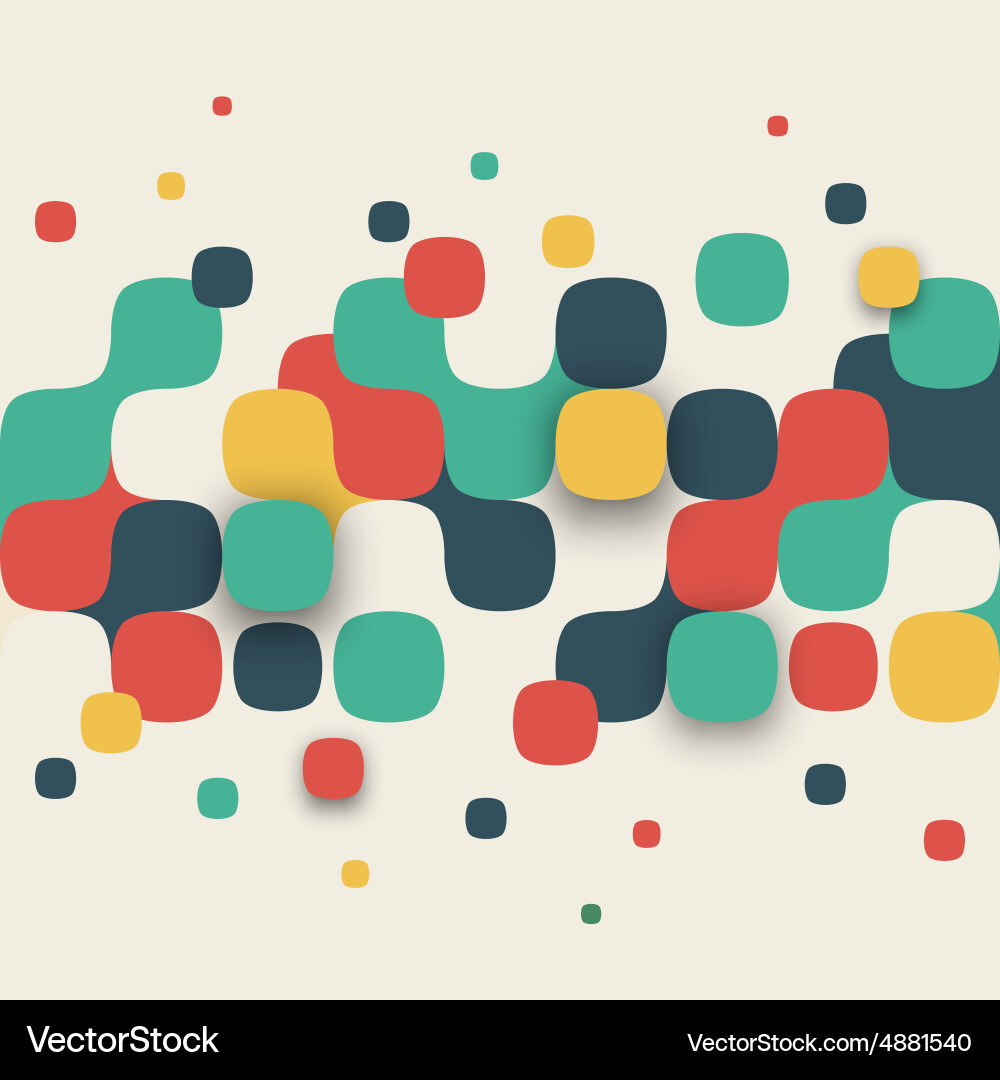 Abstract texture with squares Vector Image