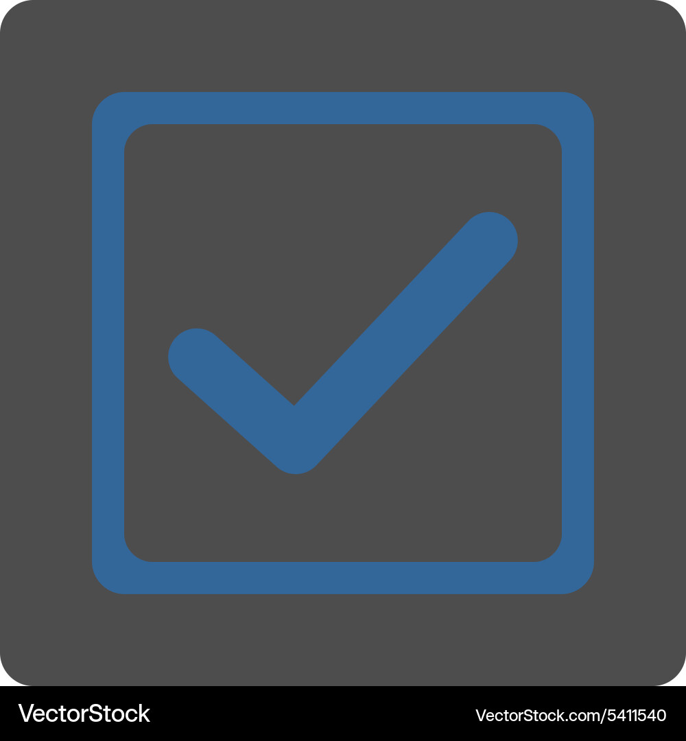 Checkbox icon vector image