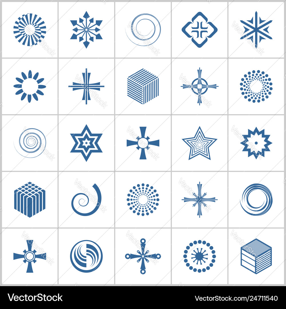 Design elements set Design elements set vector image