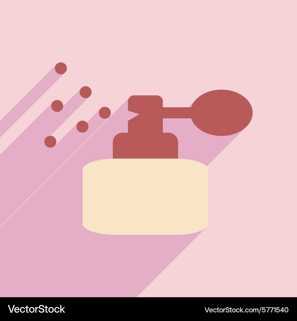 Flat with shadow icon and mobile application Vector Image