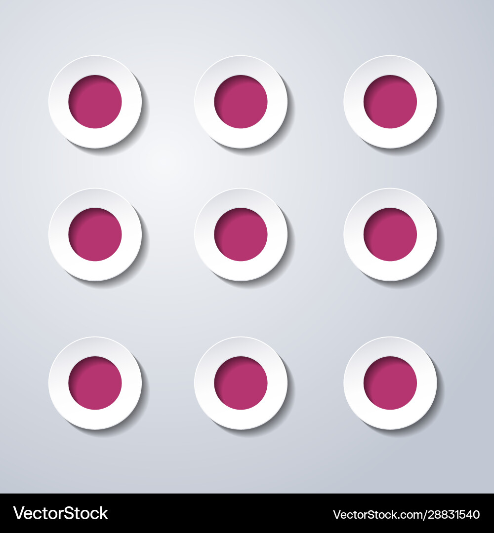 Paper round frames as abstract circle background Paper round frames as abstract circle background vector image
