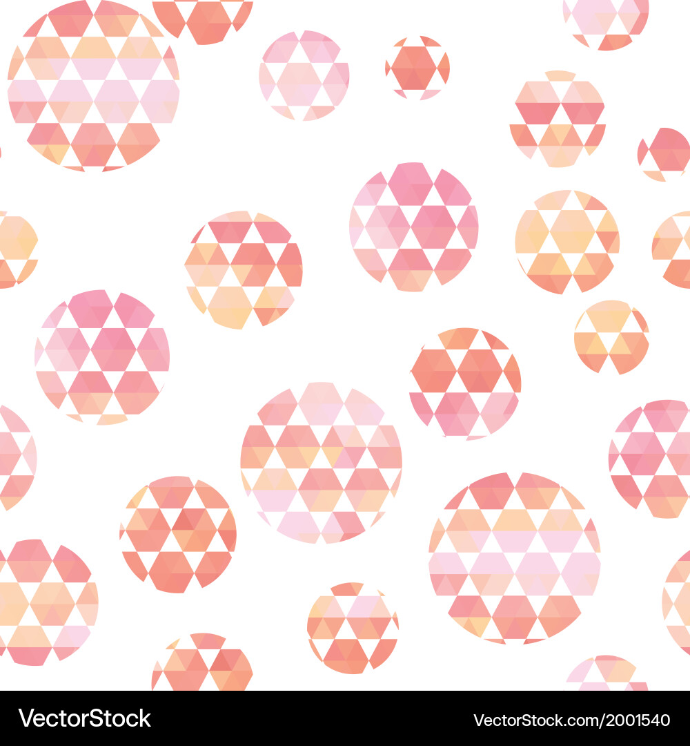 Round with hexagon and triangle Vector Image