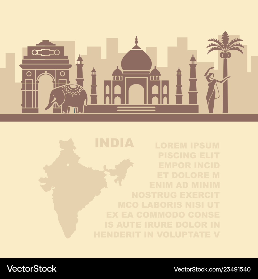 Template leaflets with a map and architectural Template leaflets with a map and architectural vector image