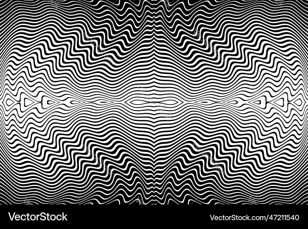 Wavy lines pattern Wavy lines pattern vector image