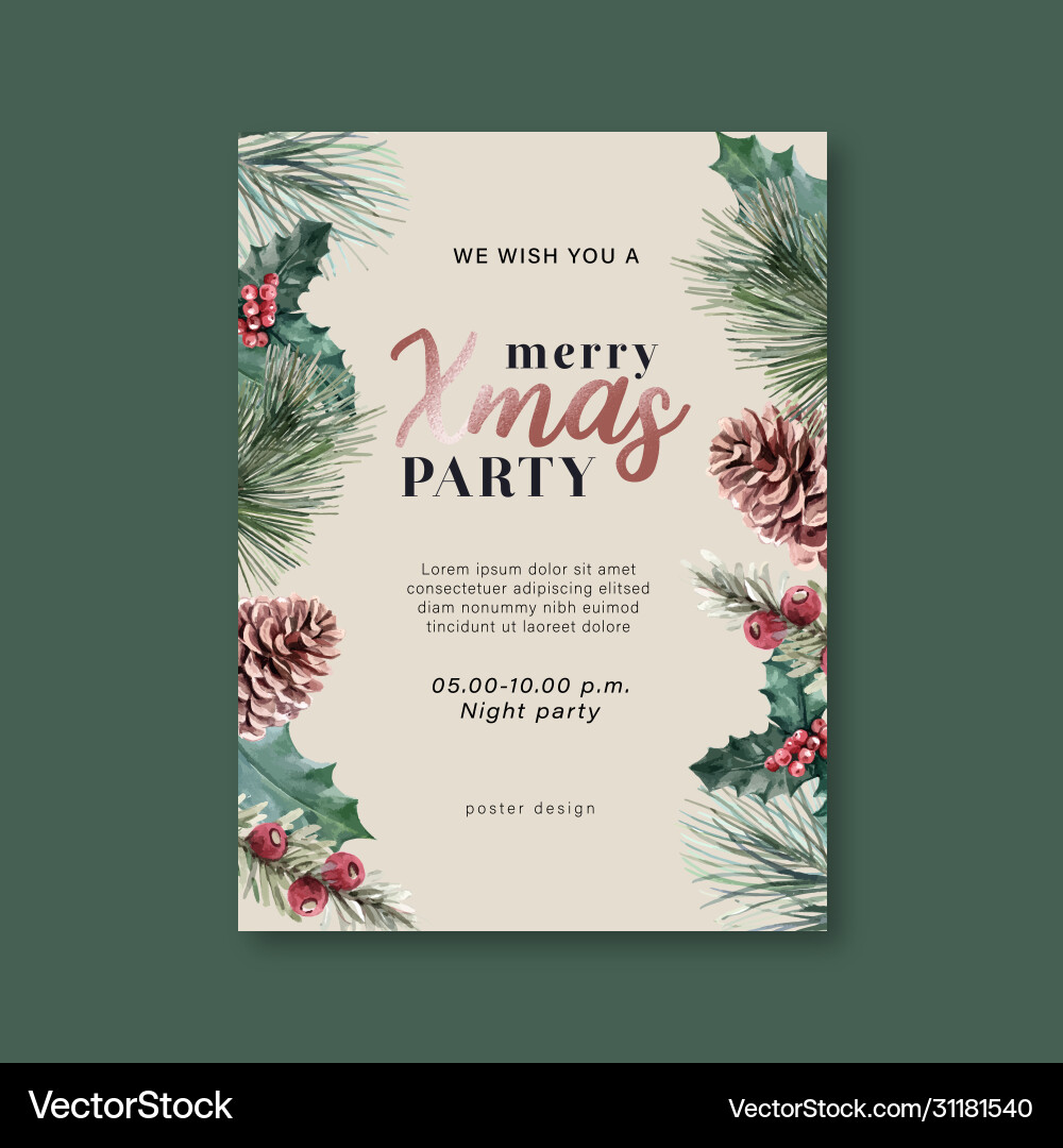 Winter floral blooming Postkarte elegant Winter floral blooming Postkarte elegant vektorbild