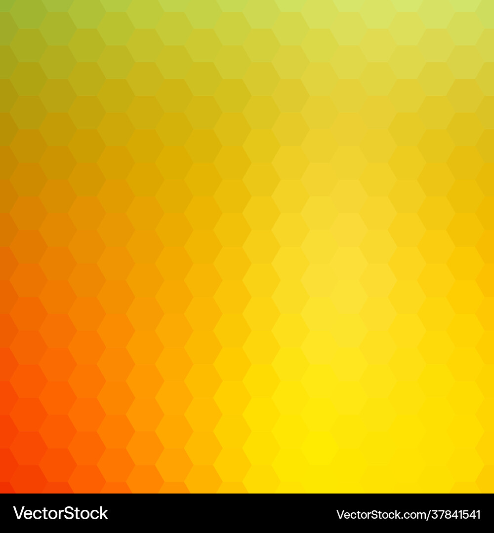 Light yellow template in a hexagonal style Light yellow template in a hexagonal style vector image