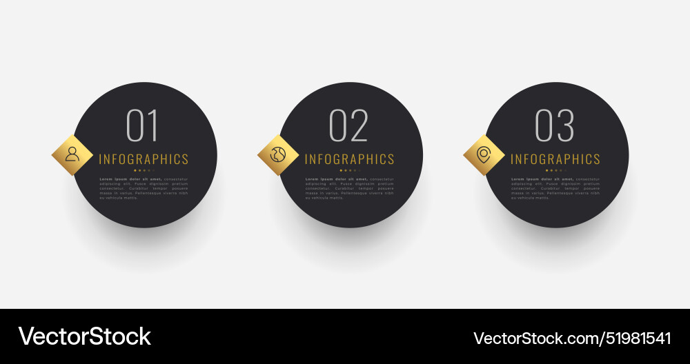 Step by effective workflow chart vector image