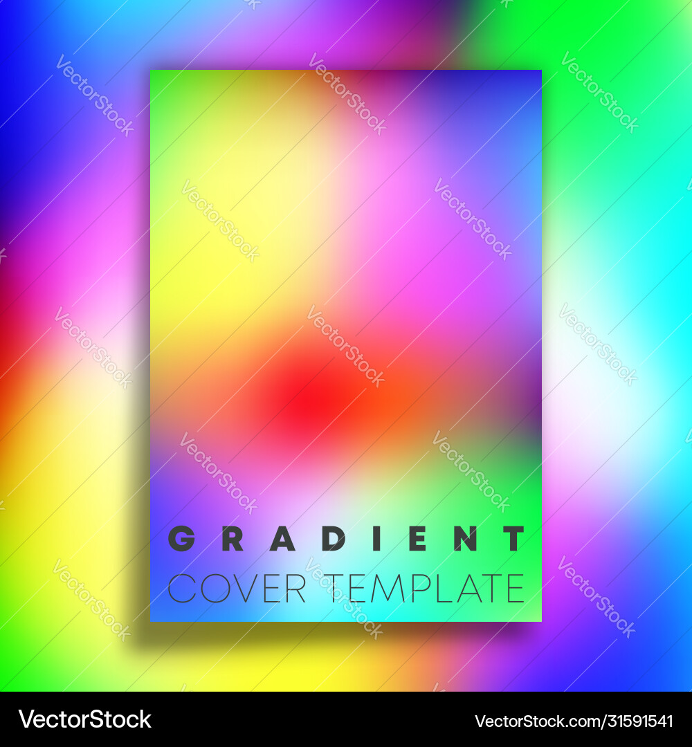 Vivid gradient texture background design vector image