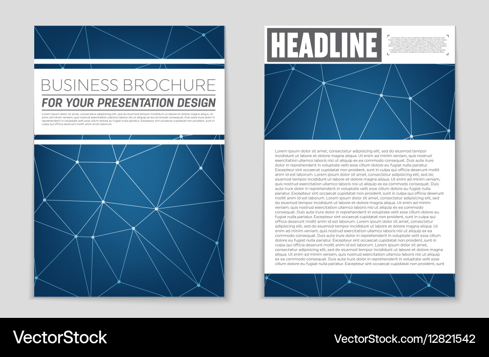 Abstract layout background set for art vector image