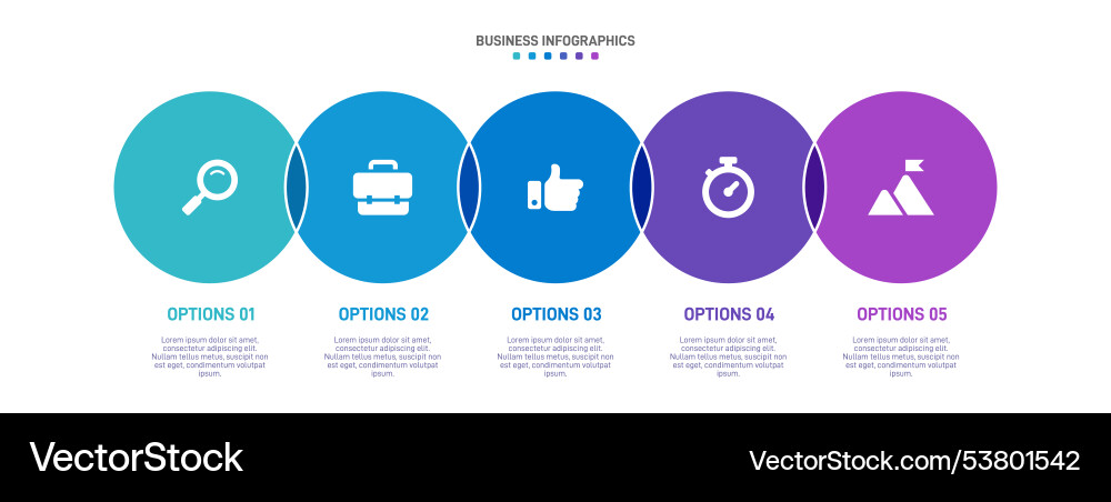 Horizontal progress bar featuring 5 arrow-shaped Horizontal progress bar featuring 5 arrow-shaped vector image