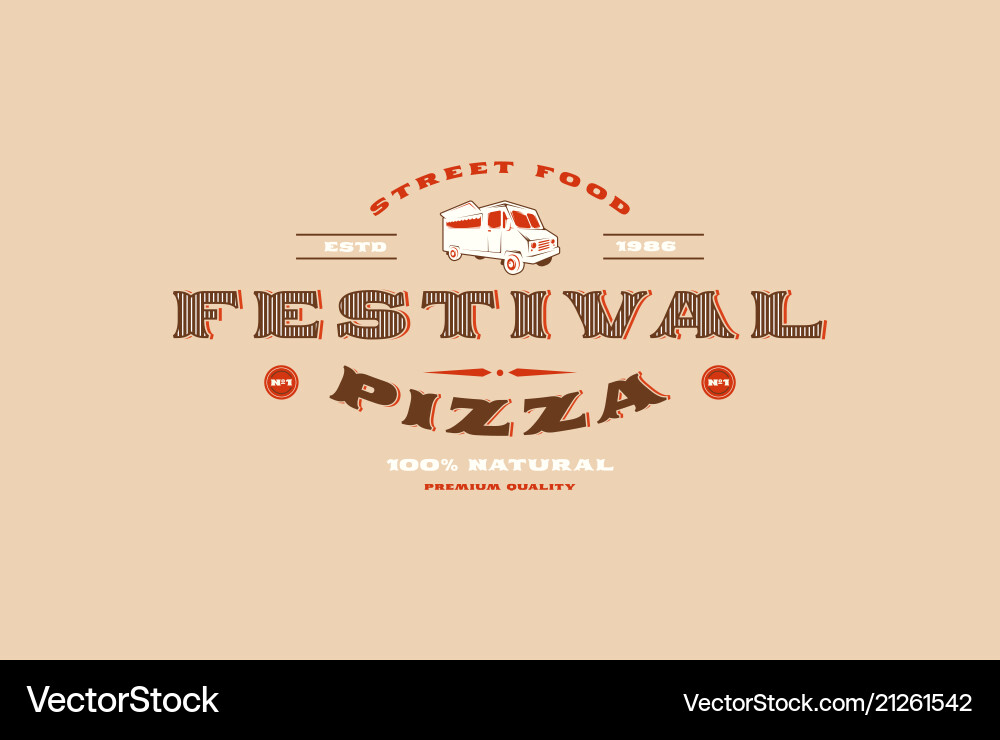 Stock Template-Label von Street Food Festival Stock Template-Label von Street Food Festival vektorbild