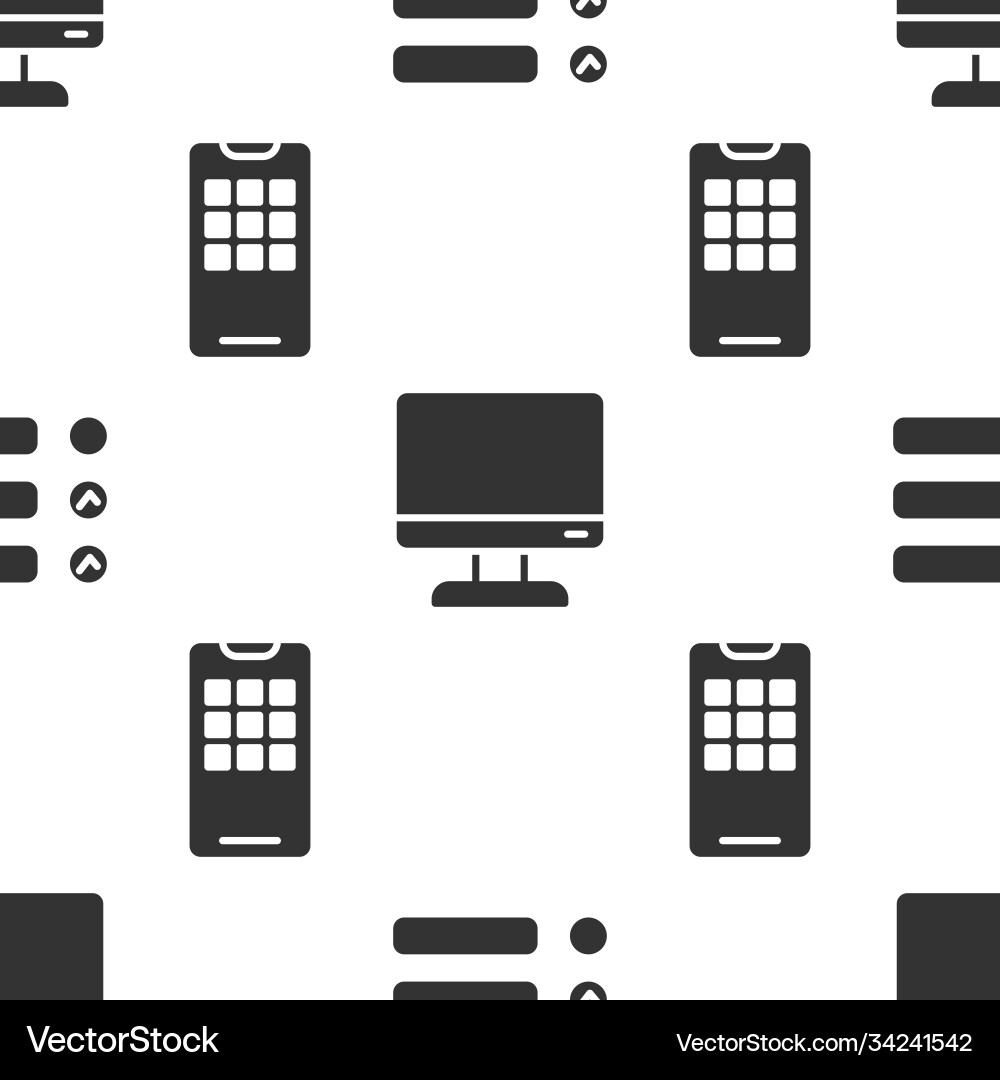 Task-Liste Computer-Monitor-Bildschirm und mobile Task-Liste Computer-Monitor-Bildschirm und mobile vektorbild