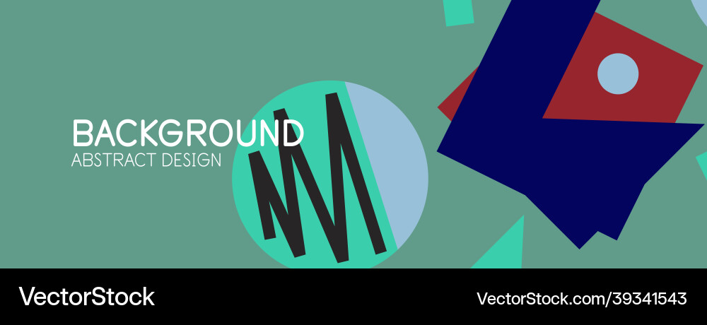 Abstract background blocks lines triangles vector image