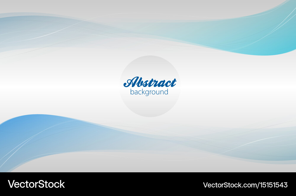 Abstract background transparent waved lines vector image