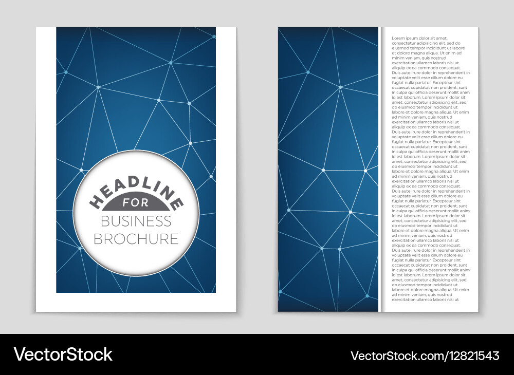 Abstract layout background set for art vector image
