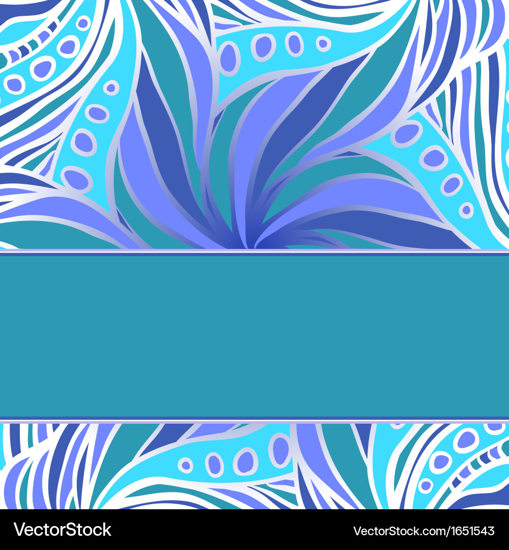Blue pattern with stripe vector image