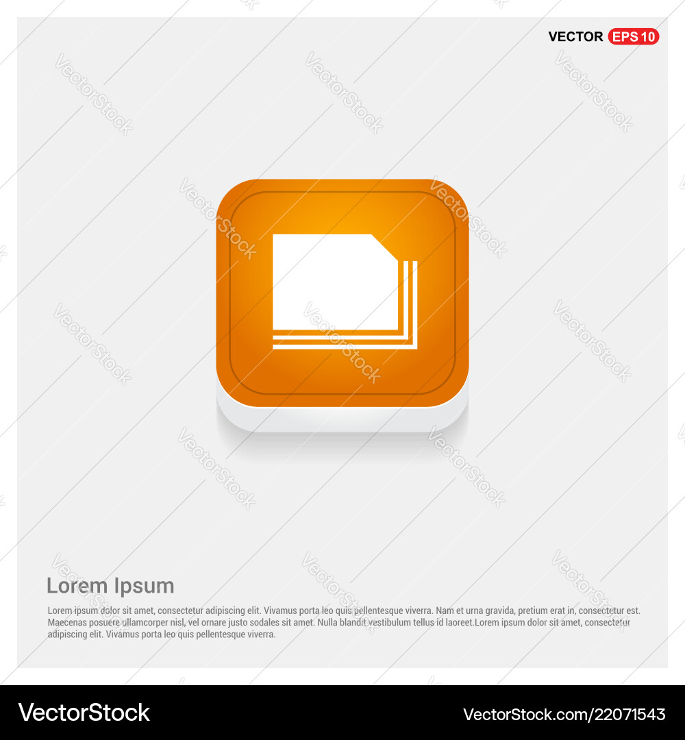 Data folder icon Vector Image