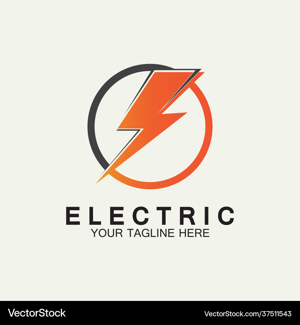 Elektrisches Logo-Icon Design Template-Schraube Elektrisches Logo-Icon Design Template-Schraube vektorbild