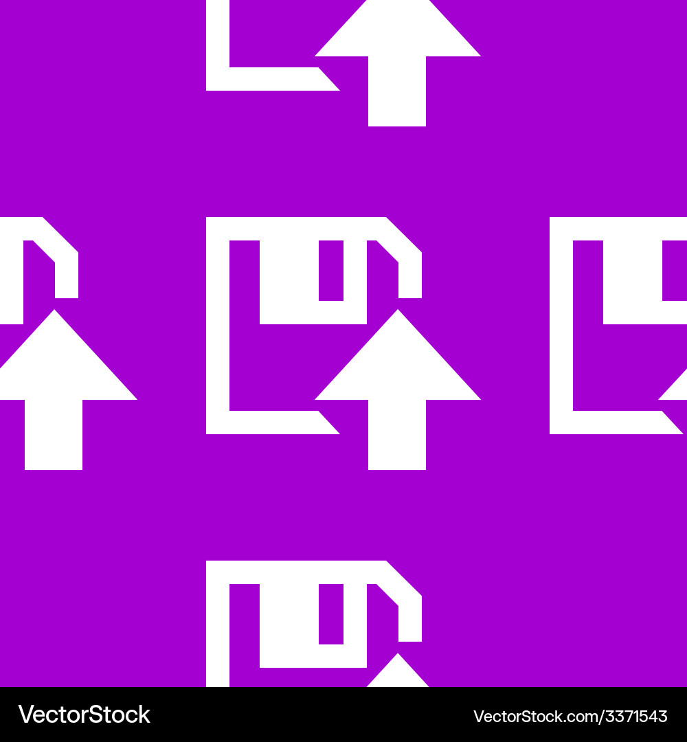 Floppy disk upload web icon flat design seamless vector image