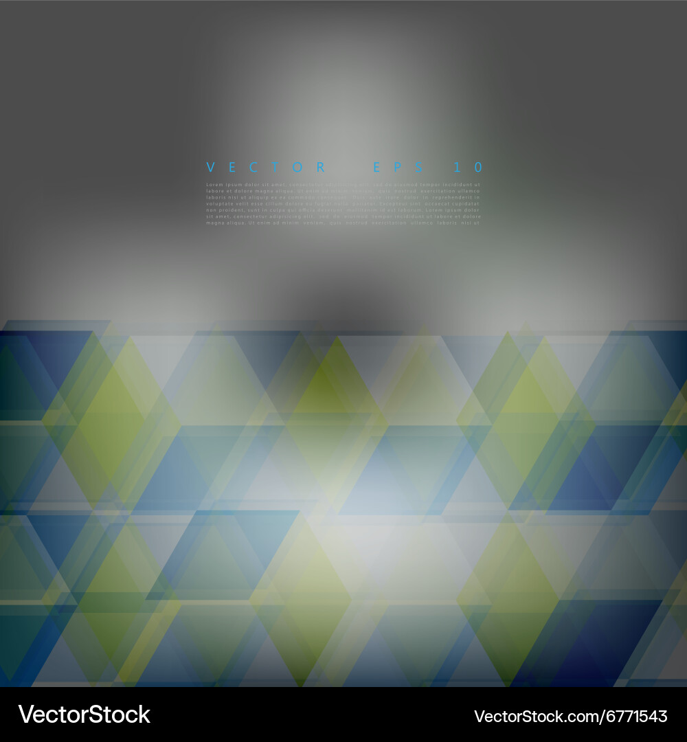 Geometric Triangular Background Vector Image