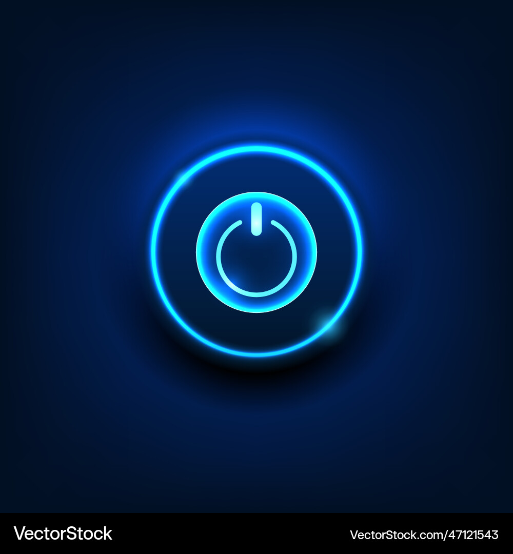 High tech switch button technology background Vector Image